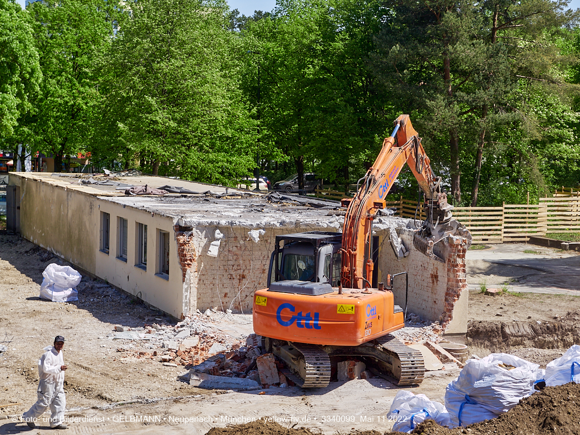 11.05.2022 - Baustelle am Haus für Kinder in Neuperlach